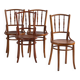 Antique bentwood chairs in Thonet style – Central Europe, circa 1930 – Set of 4 pieces #8