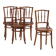 Antique bentwood chairs in Thonet style – Central Europe, circa 1930 – Set of 4 pieces #8
