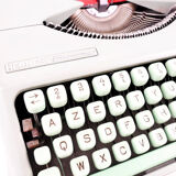 Typewriter hermes baby revised green