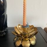 Bougeoir lotus en laiton Feldman Lighting