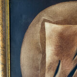 Oil on abstract canvas by Yves Rhaye