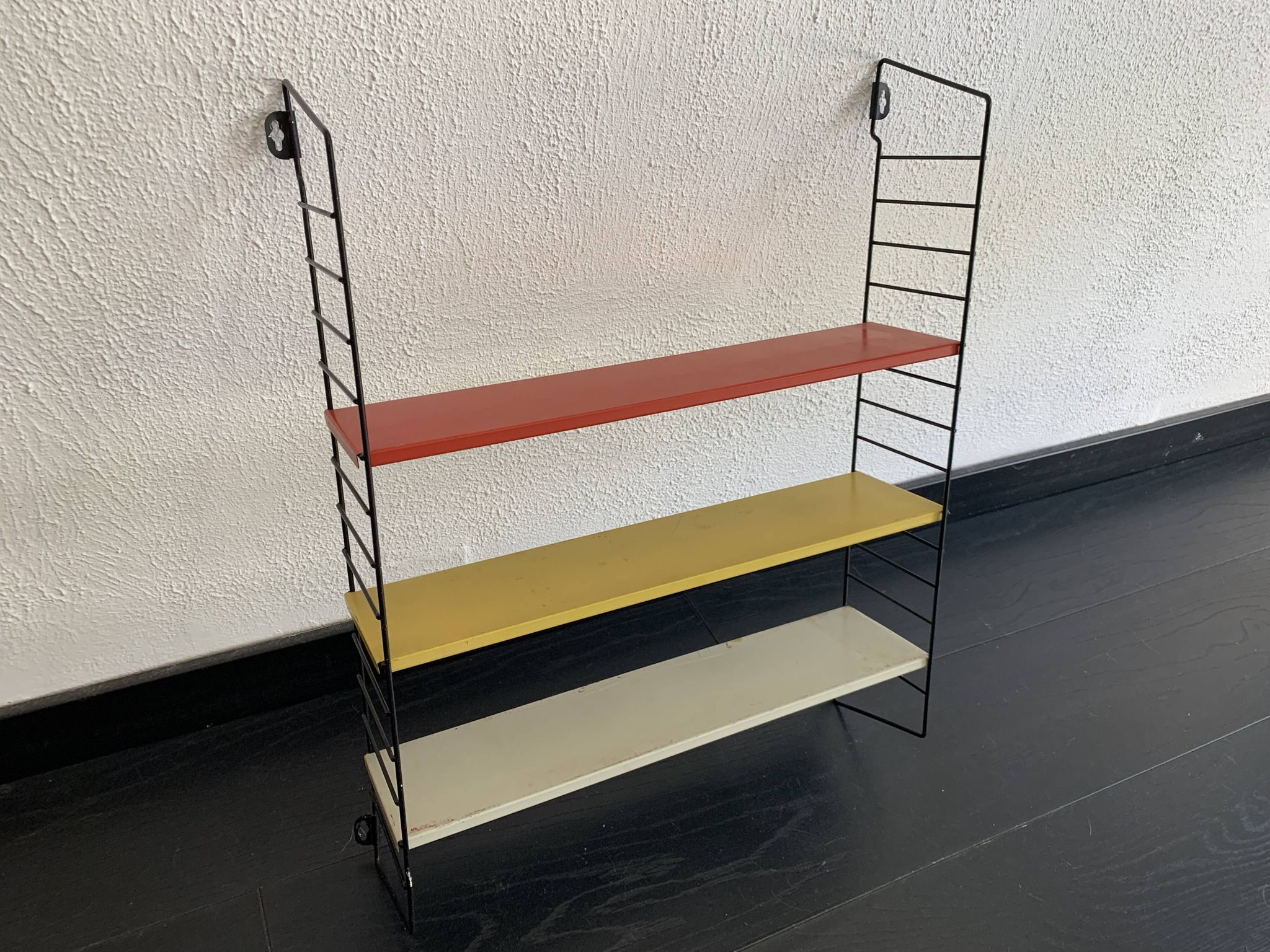 Vintage 1950 Tomado bookshelves pocket D.Dekker - 61 x 48 cm