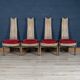 20thc american dining table & four chairs by mcguire