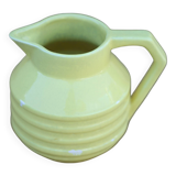 Pichet Onnaing France 71 , pichet jaune, pichet céramique art déco