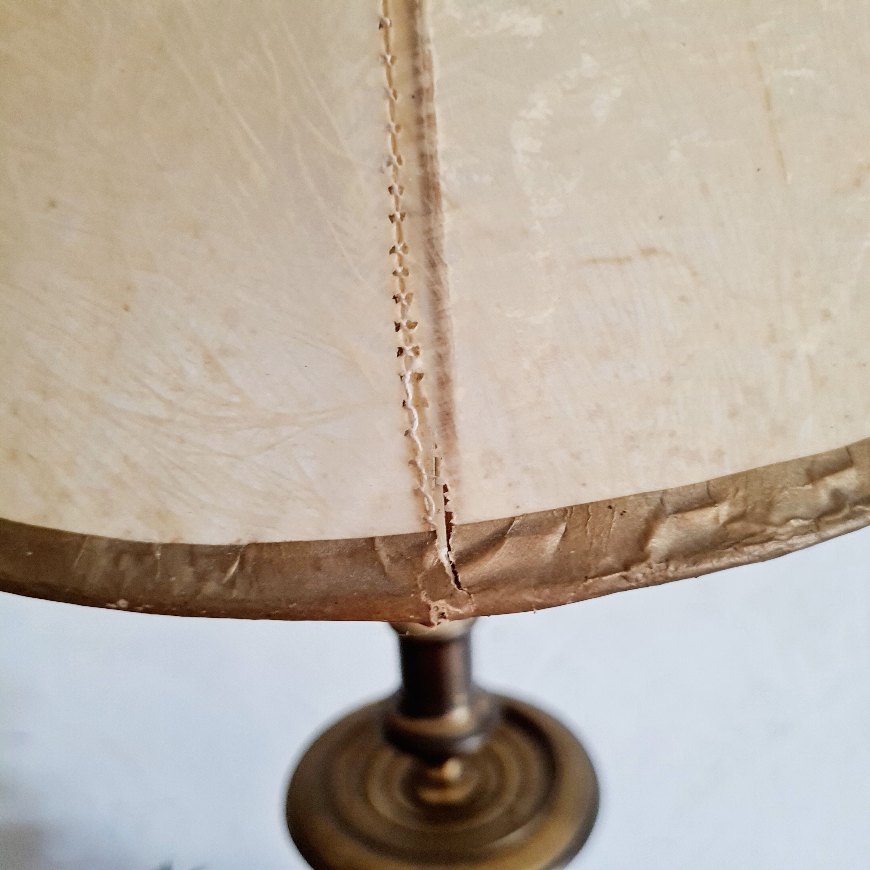 Antique brass lamp