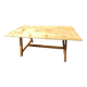 Solid pine table for 10 people.