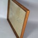 Old frame with channels foliage 39x28 cm wood original gilding stucco +glass SB172
