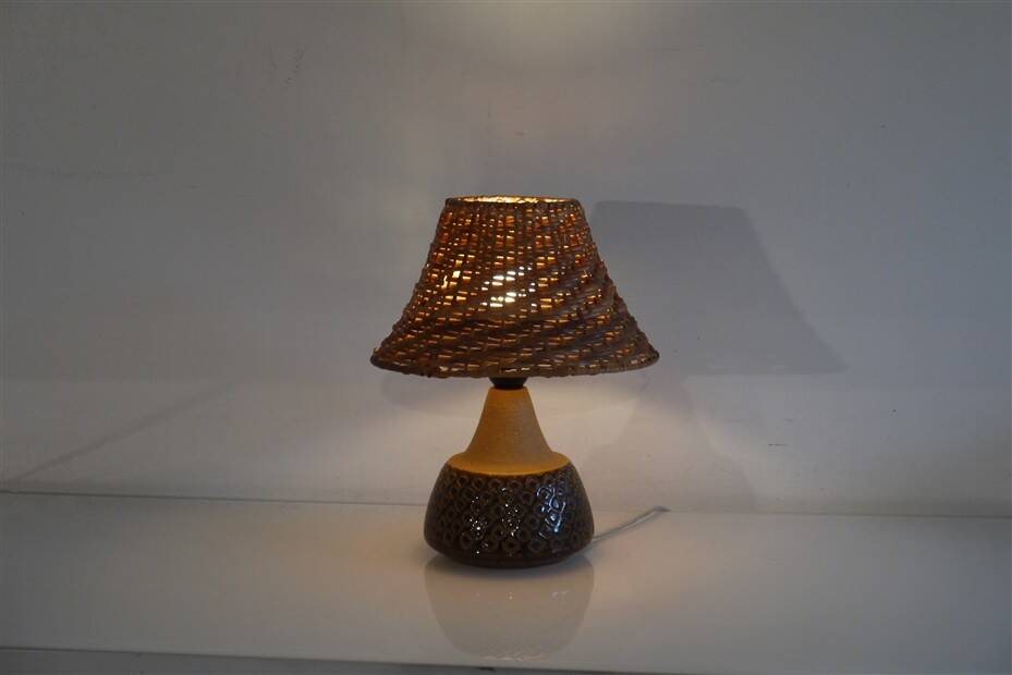 Danish ceramic lamp from Soholm