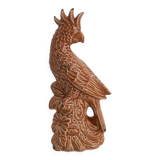 Vintage Ceramic Parrot Sculpture