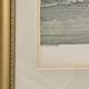 Tableau ancien ville de Grenoble APDR dessin Le May