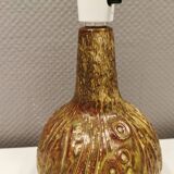 Table lamp with organic seed pod-like abstract patterns by Jørgen Mogensen Denmark