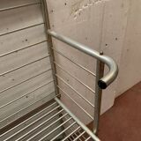 20th century curved aluminum bakery rack