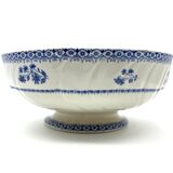 Saladier ancien sur piédouche Boch Frères Astre