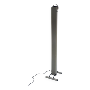 "Zagar" Halogen Floor Lamp, First Model in Metal by Silvio Carpani for Stilnovo, Italy 1978