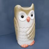 Vintage owl ceramic umbrella door