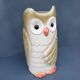 Porte parapluies en céramique hibou vintage