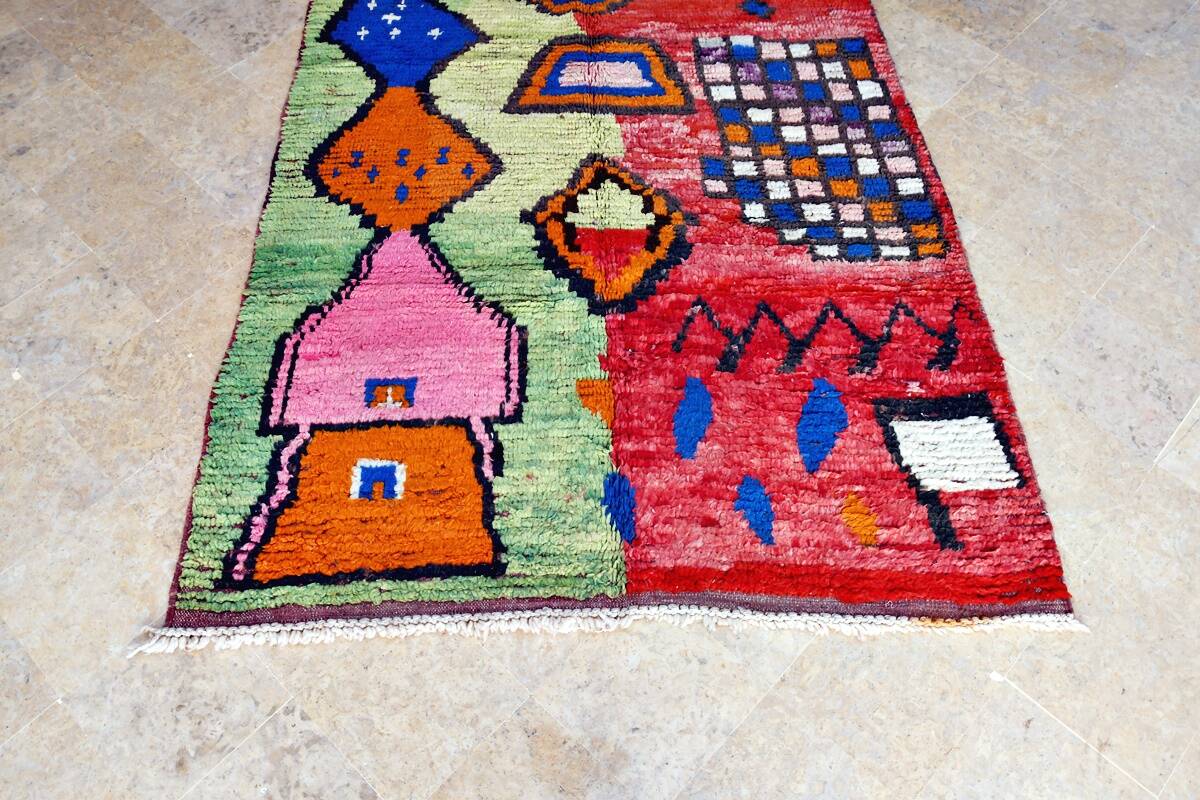 Moroccan Berber Boujaad Rug New 235 cm x 170 cm