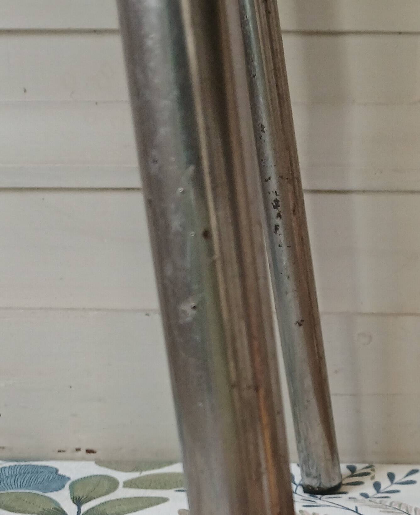 Formica blue & chrome stool 1960