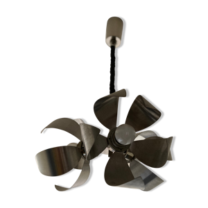 lustre chromé 3 fleurs