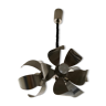 3-flower chrome chandelier