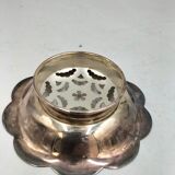 Silver-plated butter dish