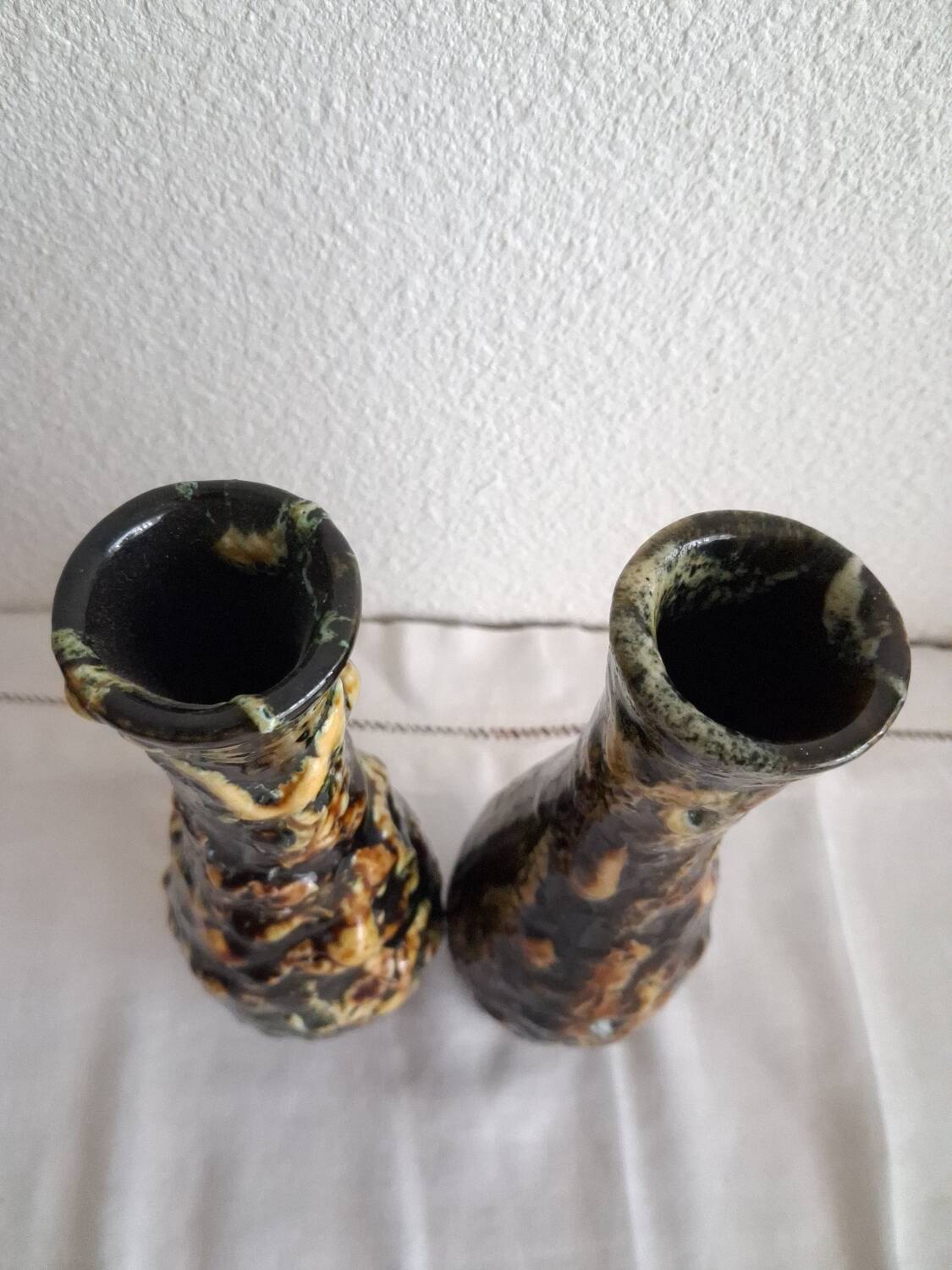 Pair of Vallauris bud vases