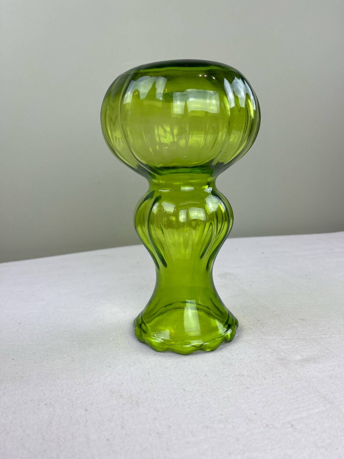 Vintage green vase