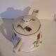 Teapot Email de Limoges Porcelain from Barry Décor Roses