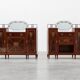 Cabinet en marqueterie Art Déco par De Coene, Belgique, vers 1925