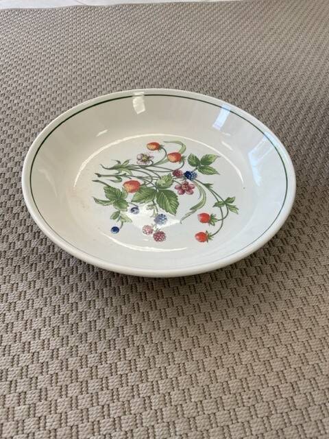 Large floral style presentation dish