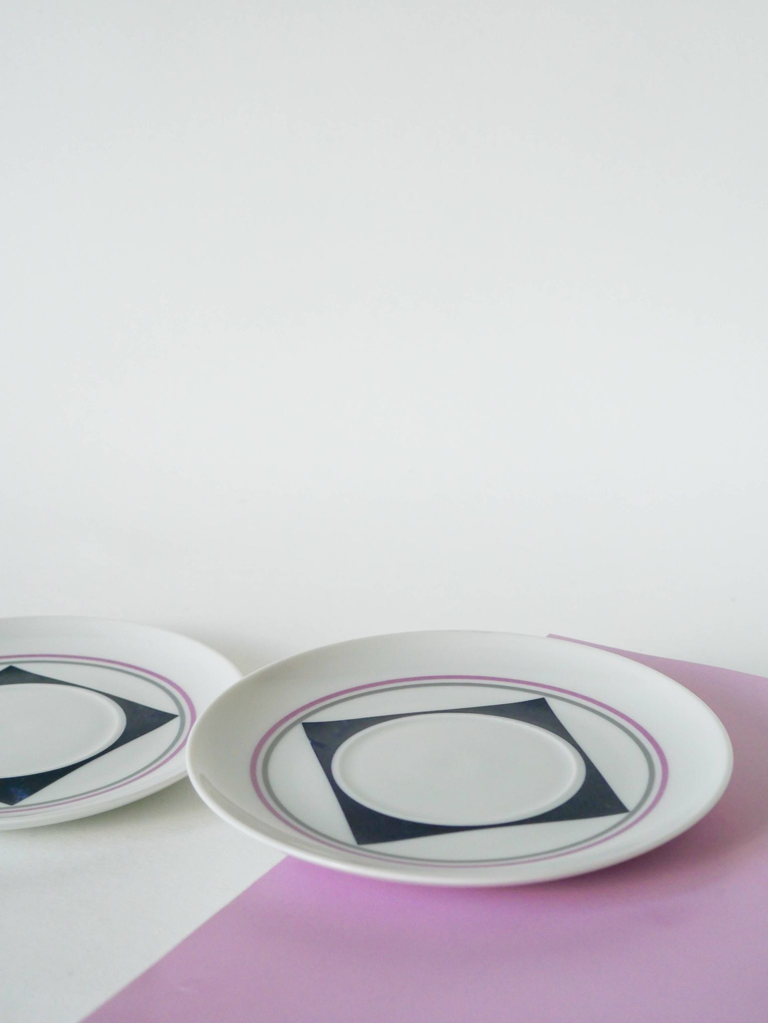 Set consisting of a teapot, sugar bowl and milk jug, Made in Germany, Colorful, Space Age, 1970
