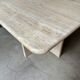 Coffee table, square side table in travertine 60 x 60 cm.