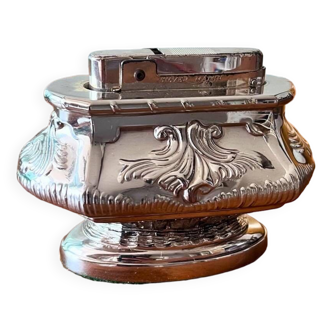 Silver match table lighter