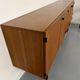 Vintage teak enfilade attributed to Gérard Guermonprez, 1960s design.