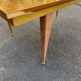 Table à manger scandinave extensible bois et palissandre laquée 250cm