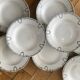 Set of 8 deep plates, Saint Amand ironstone.