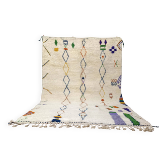 Handmade wool rug Morocco 3 x 2 m