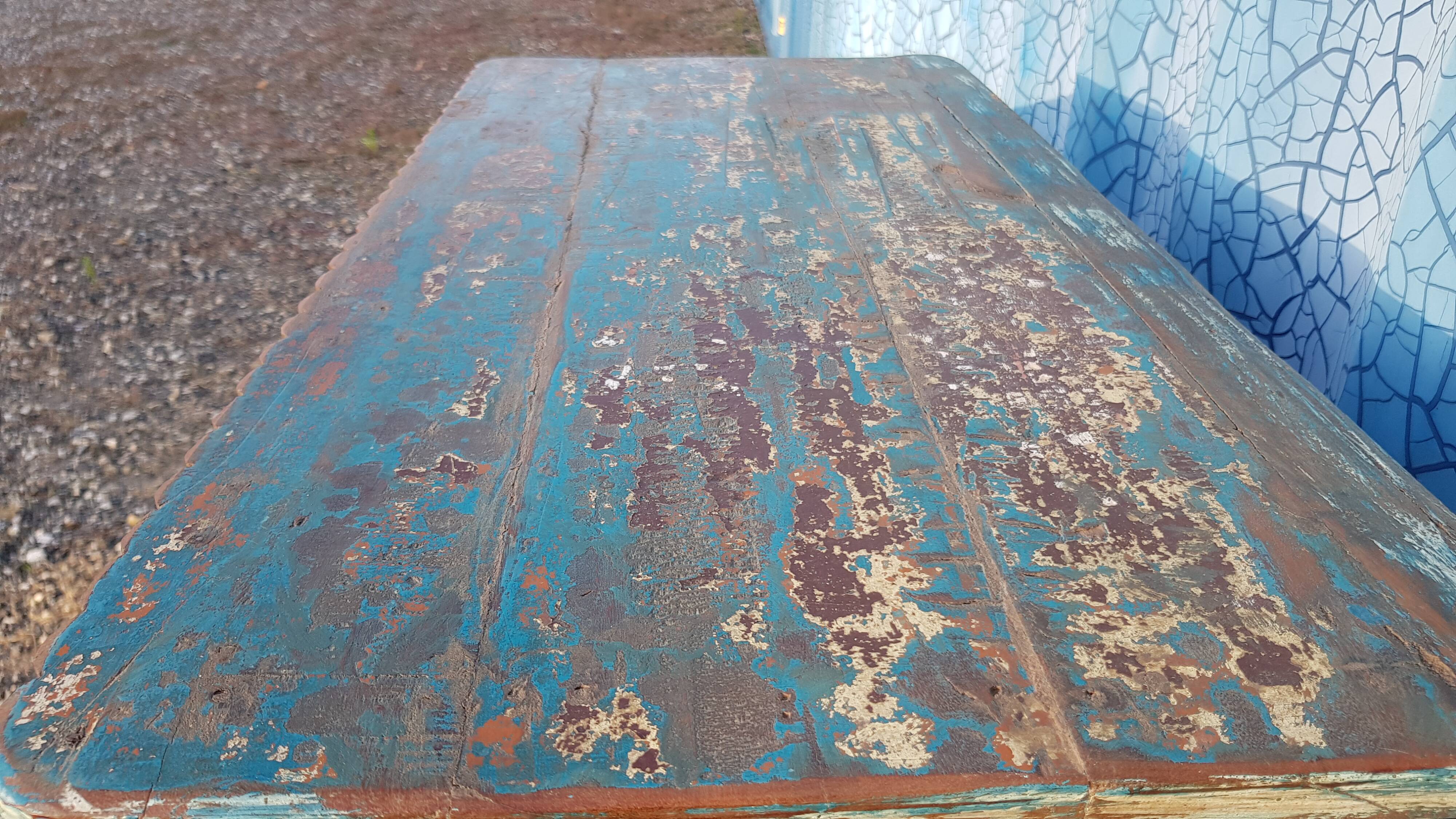 Old teak mesh pantry