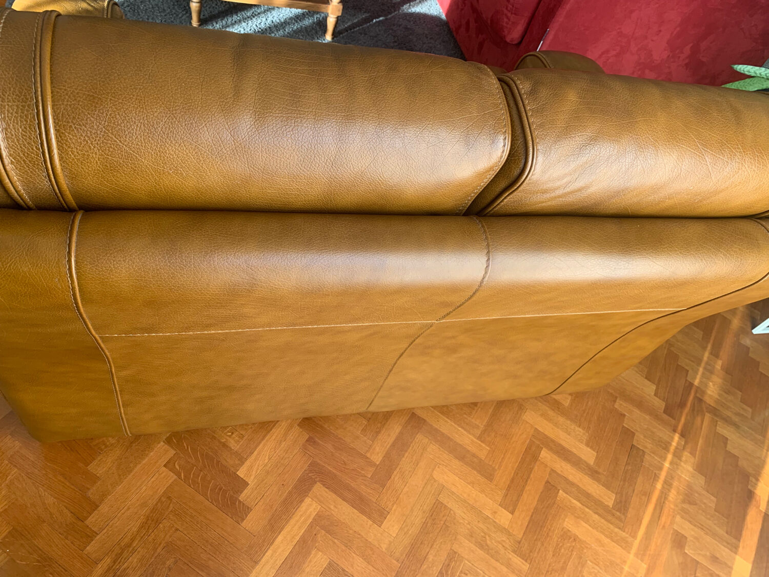 Sofa 2 places leather