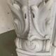 Louis XV style fireplace in white Carrara marble 19th century