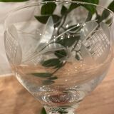 Set of 5 engraved glasses