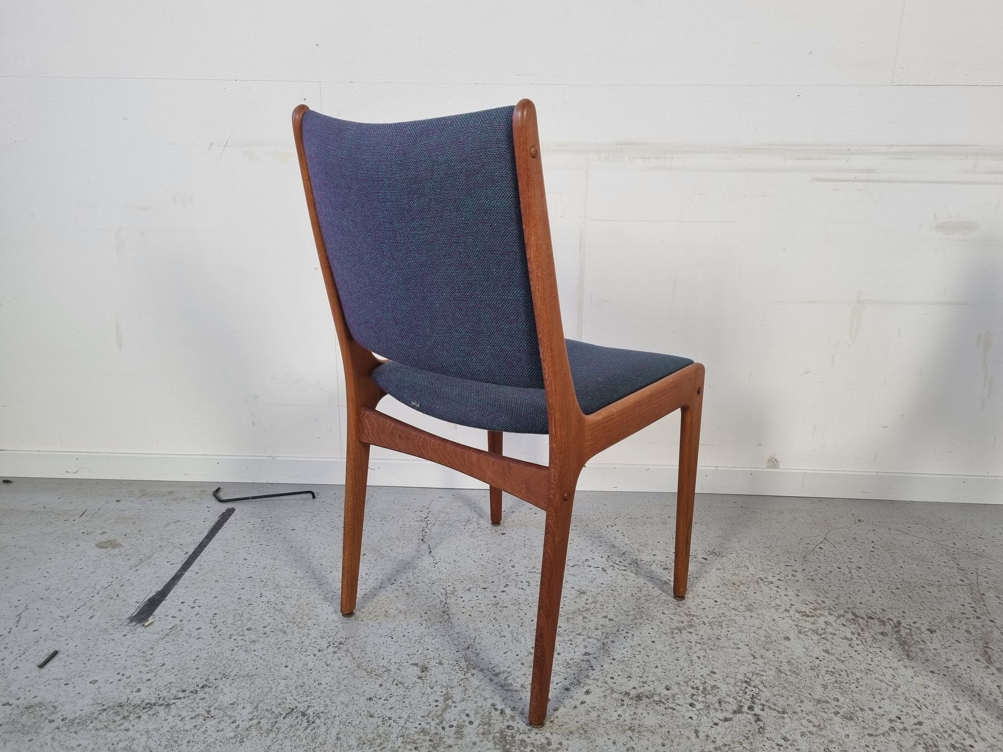 Pair of Scandinavian teak chairs by Johannes Andersen for Uldum, 60s