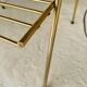 Vintage articulated floor lamp with shelf and magazine holder 1960s