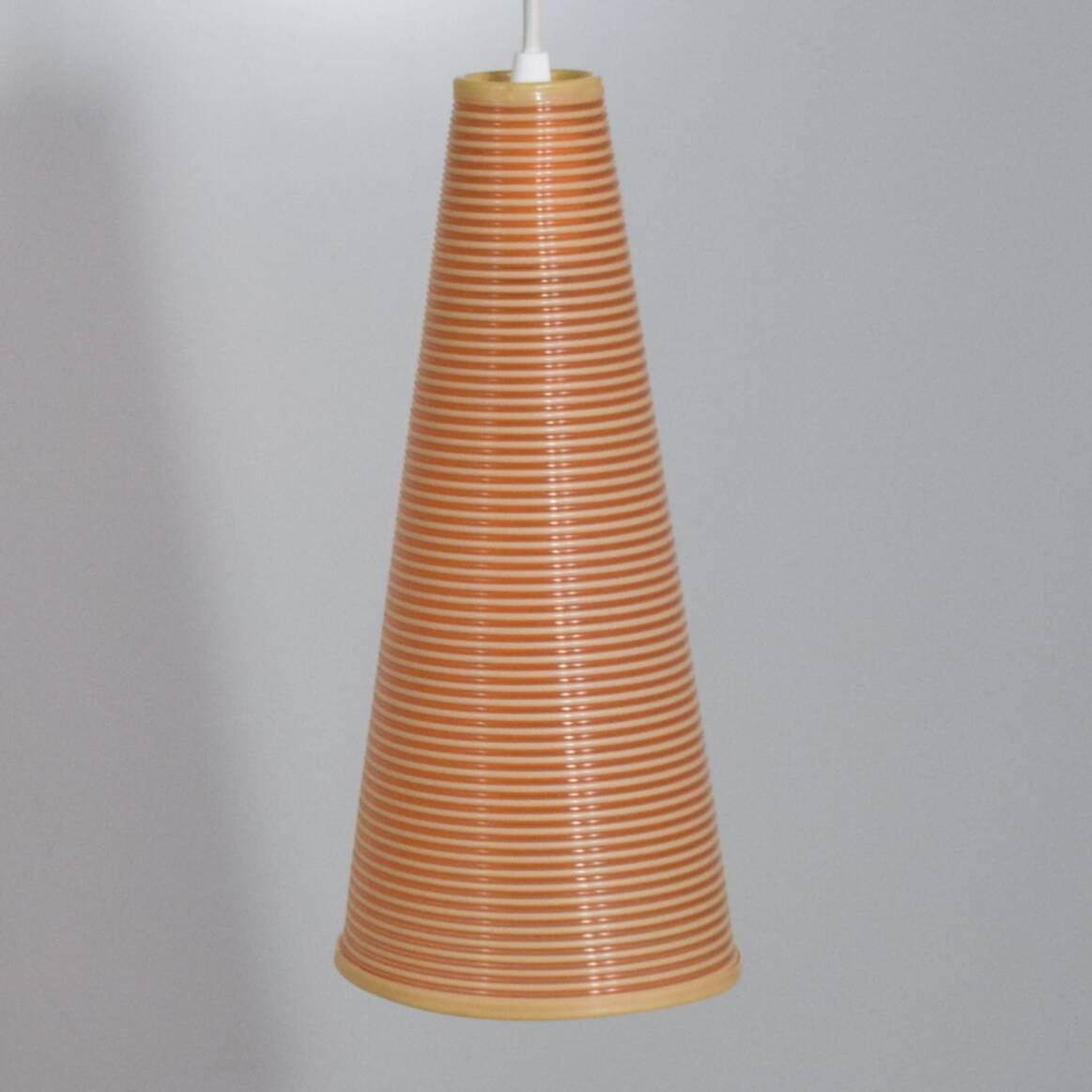Set of 3 Rhodoid Rotaflex pendants, 1950