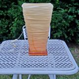 Jannalights design lamp from the 70s in orange resin