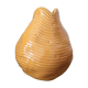 Free-form ceramic vase