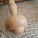 Coat rack 2 wooden hooks - vintage