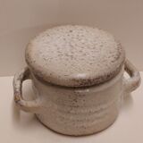 Mobach brutalist lidded pot