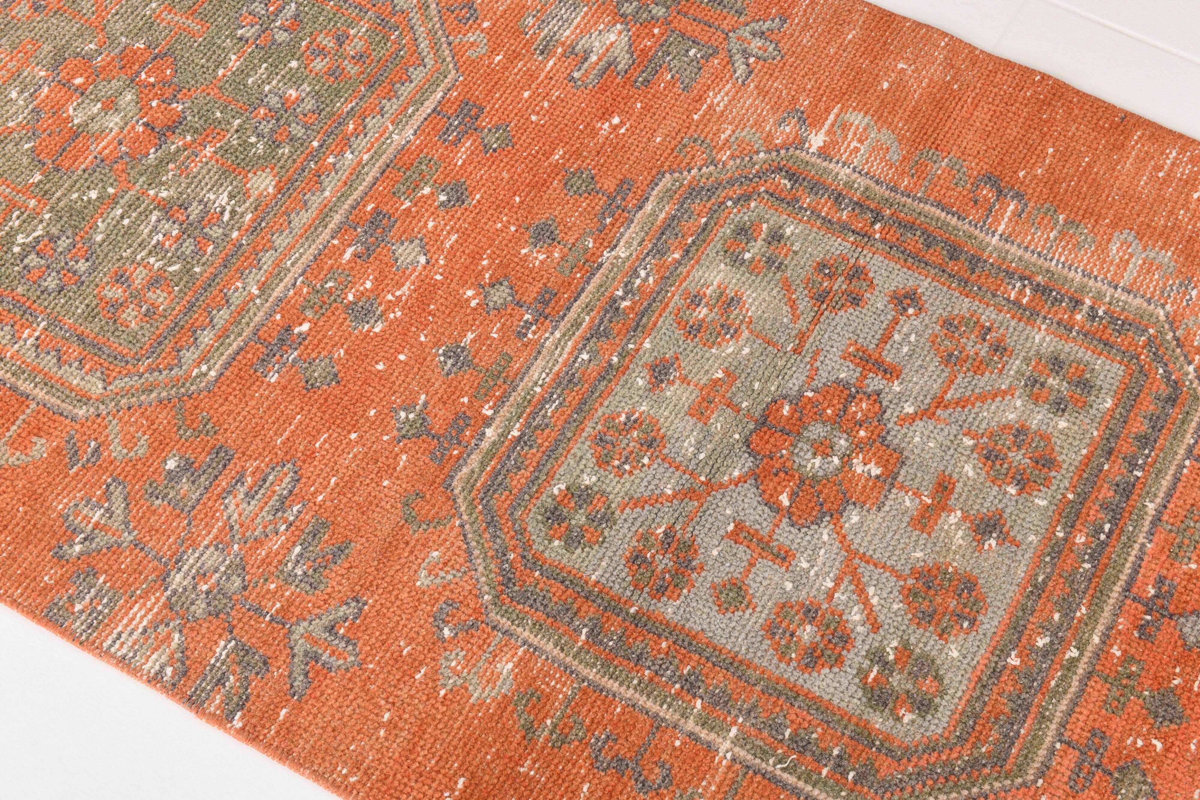 Tapis vintage turque, 75x357 cm