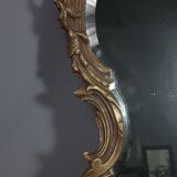Old beveled mirror and bronze Louis XV style 52x32 cm SB